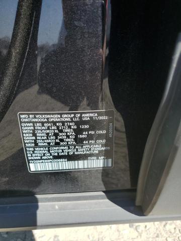 1V2GNPE89PC006894 - 2023 VOLKSWAGEN ID.4 PRO S Қара фото 12