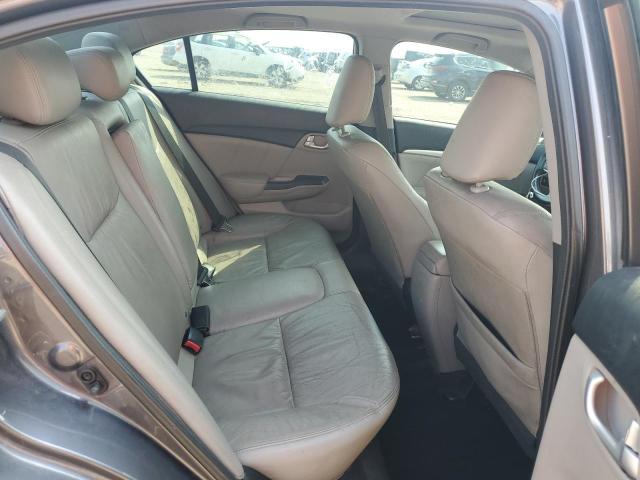 19XFB2F97EE079137 - 2014 HONDA CIVIC EXL GRAY photo 10