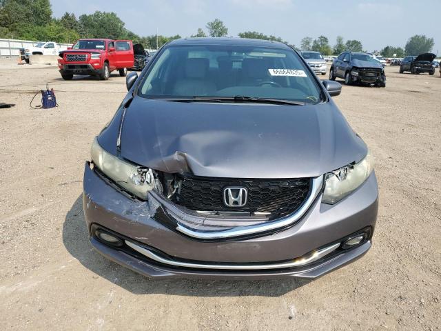 19XFB2F97EE079137 - 2014 HONDA CIVIC EXL GRAY photo 5