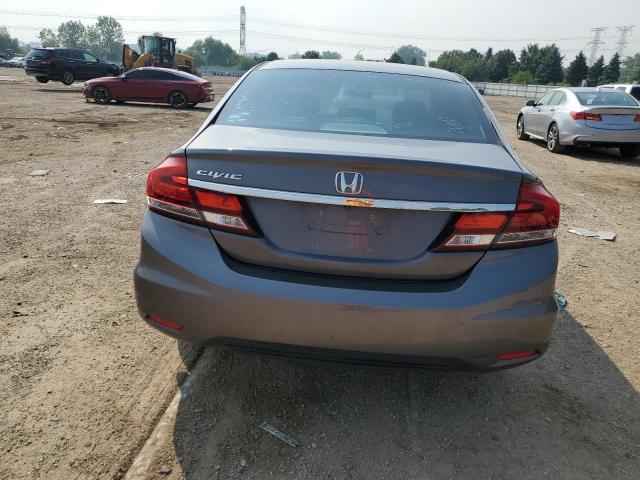 19XFB2F97EE079137 - 2014 HONDA CIVIC EXL GRAY photo 6