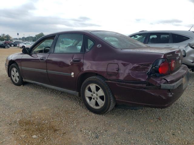 2G1WF52E249286789 - 2004 CHEVROLET IMPALA PURPLE photo 2