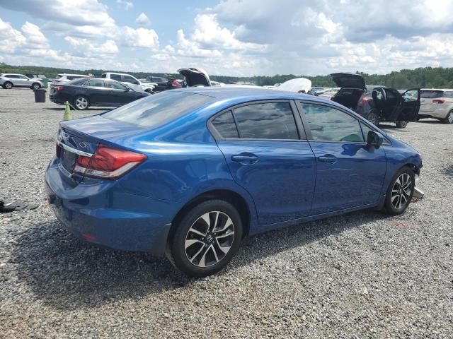 19XFB2F86FE053301 - 2015 HONDA CIVIC EX BLUE photo 3