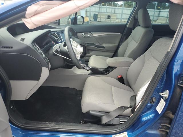 19XFB2F86FE053301 - 2015 HONDA CIVIC EX BLUE photo 7