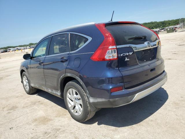 5J6RM4H79GL095245 - 2016 HONDA CR-V EXL 蓝色 照片 2