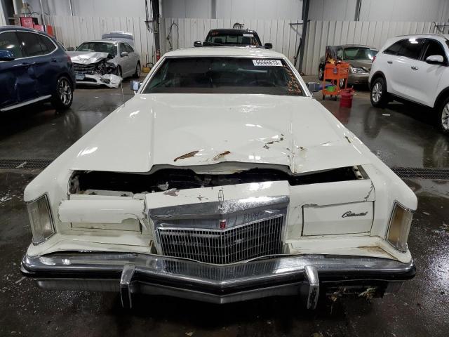 8Y89A888550 - 1978 LINCOLN CONTINENTL WHITE photo 5