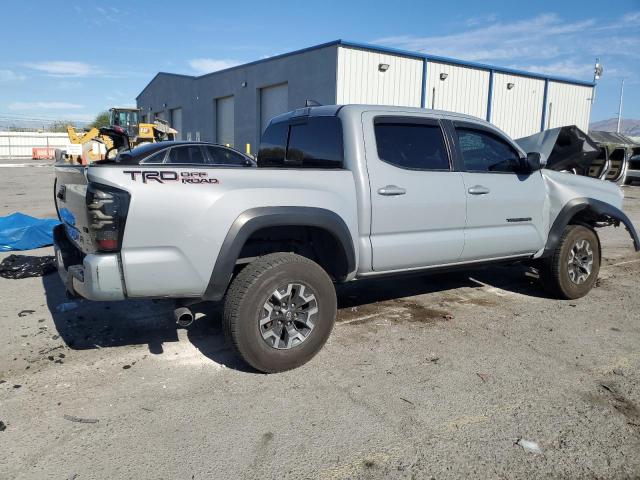5TFAZ5CN8MX112430 - 2021 TOYOTA TACOMA DOUBLE CAB SILVER photo 3