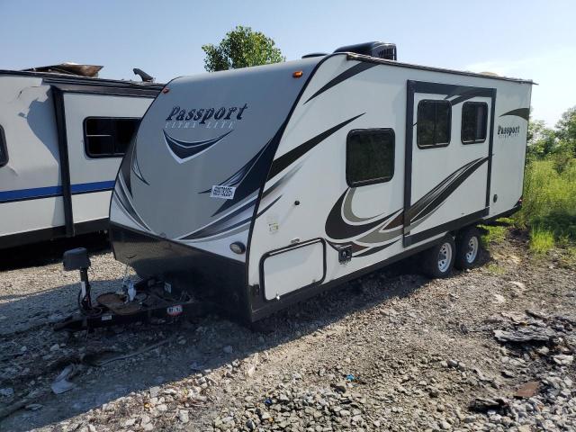 4YDT19927JT410066 - 2018 KEYSTONE PASSPORT TWO TONE photo 2