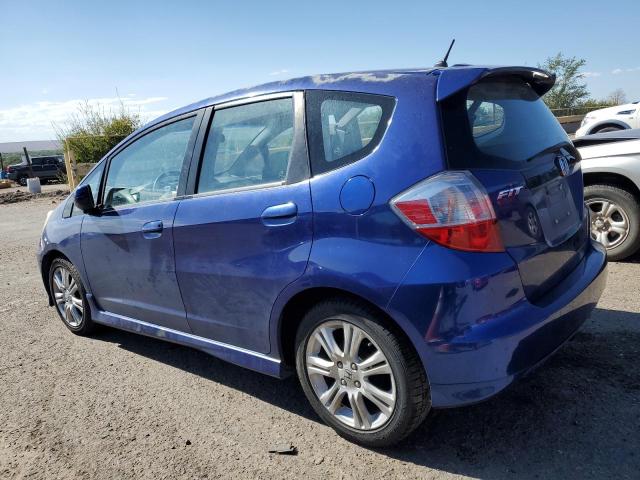 JHMGE8H47AS010132 - 2010 HONDA FIT SPORT BLUE photo 2