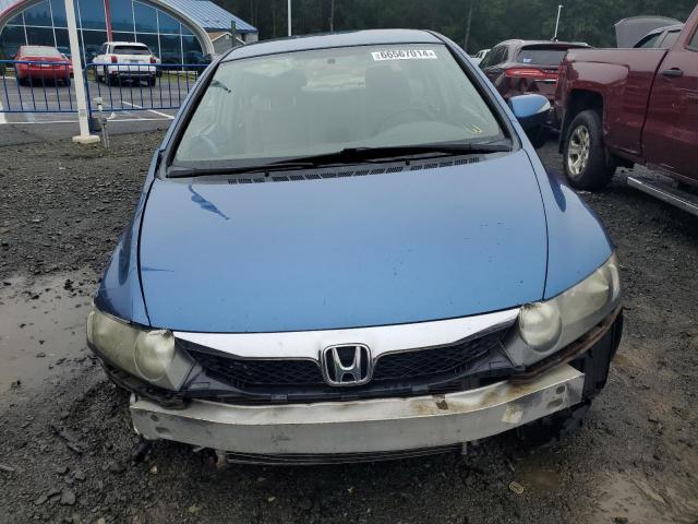 JHMFA3F20BS000474 - 2011 HONDA CIVIC HYBRID BLUE photo 5