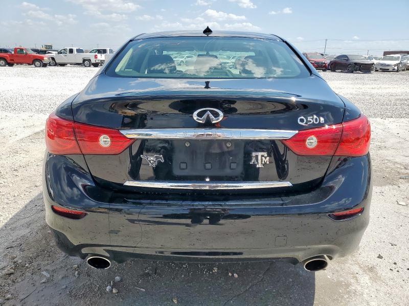 JN1BV7AP2FM343640 - 2015 INFINITI Q50 BASE Чорний фото 6