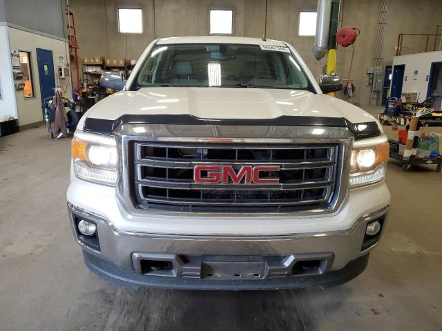 3GTU2VEC6EG243486 - 2014 GMC SIERRA K1500 SLT WHITE photo 5