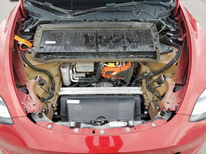 7SAYGAEE5PF591451 - 2023 TESLA MODEL Y RED photo 11