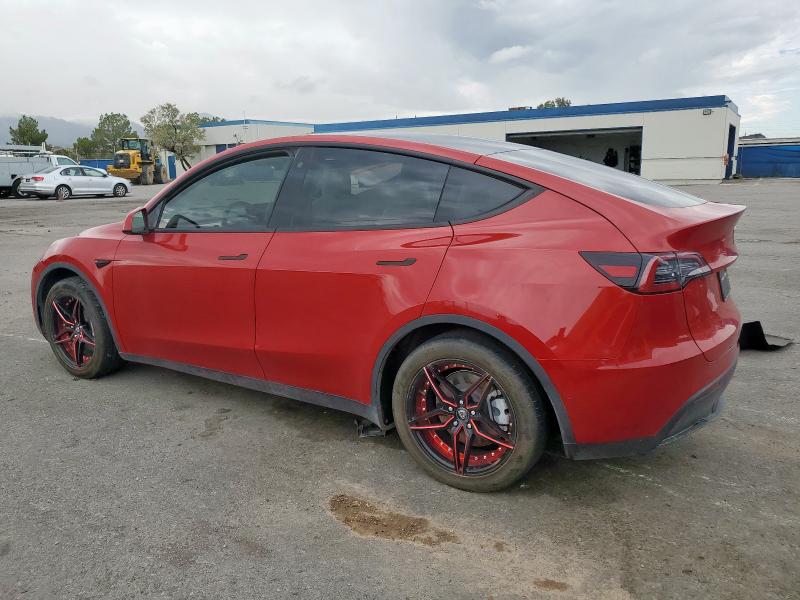 7SAYGAEE5PF591451 - 2023 TESLA MODEL Y RED photo 2