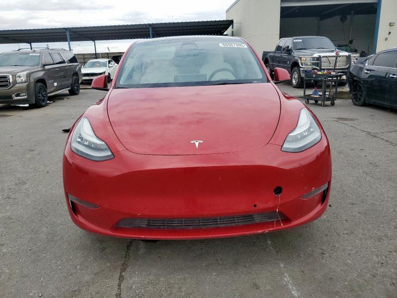7SAYGAEE5PF591451 - 2023 TESLA MODEL Y RED photo 5