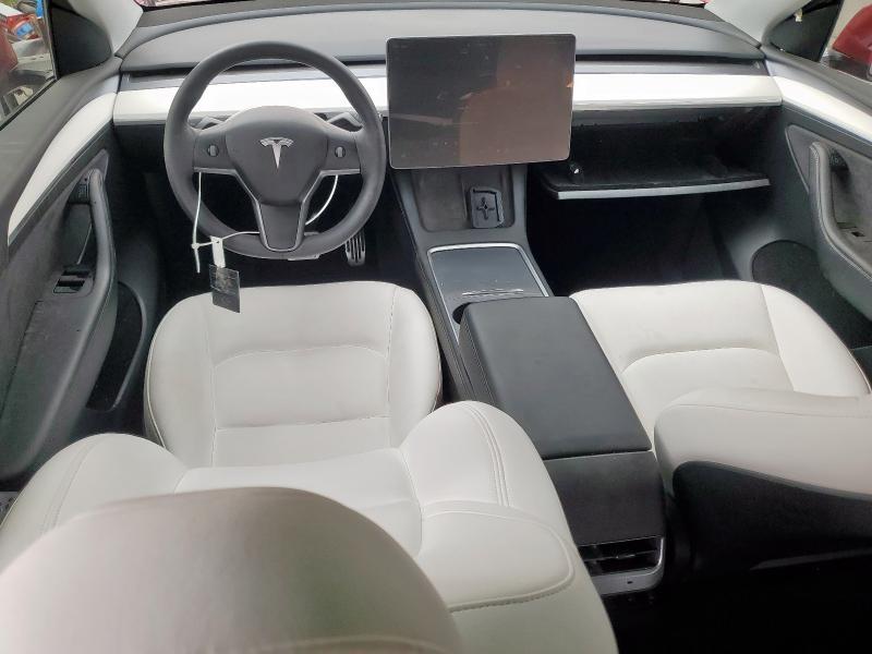 7SAYGAEE5PF591451 - 2023 TESLA MODEL Y RED photo 8