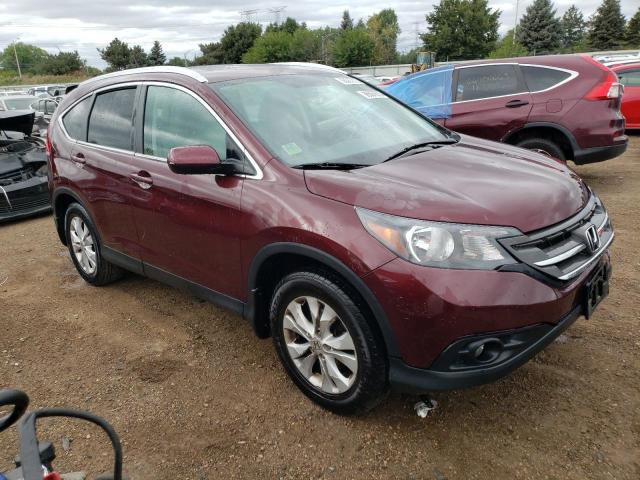 5J6RM3H77DL041495 - 2013 HONDA CR-V EXL MAROON photo 4