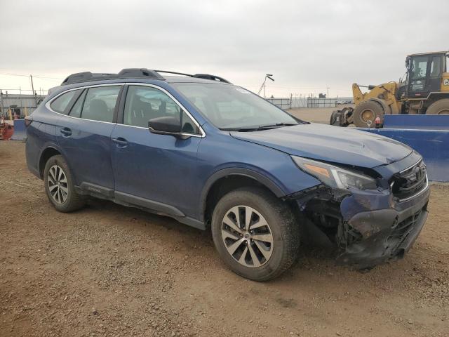 4S4BTAAC8M3199457 - 2021 SUBARU OUTBACK BLUE photo 4