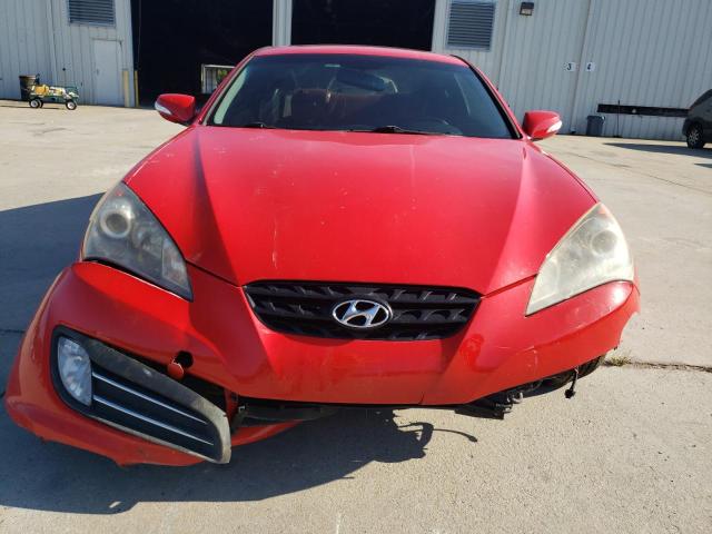 KMHHU6KH1AU010880 - 2010 HYUNDAI GENESIS CO 3.8L RED photo 5