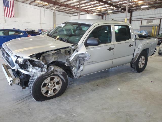 3TMJU4GN0CM137166 - 2012 TOYOTA TACOMA DOUBLE CAB PRERUNNER SILVER photo 1