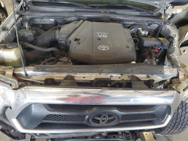 3TMJU4GN0CM137166 - 2012 TOYOTA TACOMA DOUBLE CAB PRERUNNER SILVER photo 11