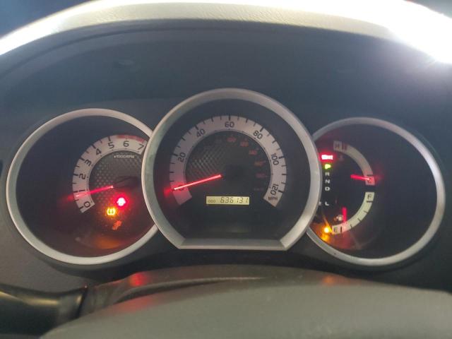 3TMJU4GN0CM137166 - 2012 TOYOTA TACOMA DOUBLE CAB PRERUNNER SILVER photo 9