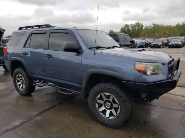 JTEBU5JR7B5070040 - 2011 TOYOTA 4RUNNER SR5 BLUE photo 4