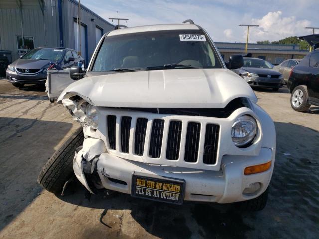 1J4GL58K72W350390 - 2002 JEEP LIBERTY SP LIMITED WHITE photo 5