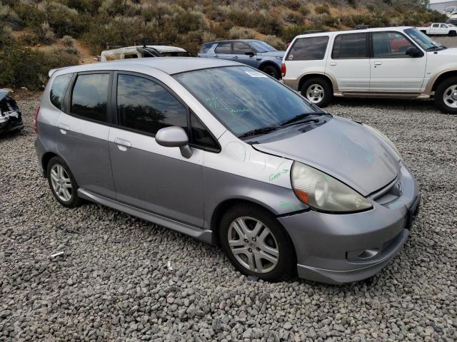 JHMGD38647S059613 - 2007 HONDA FIT S 灰色 照片 4