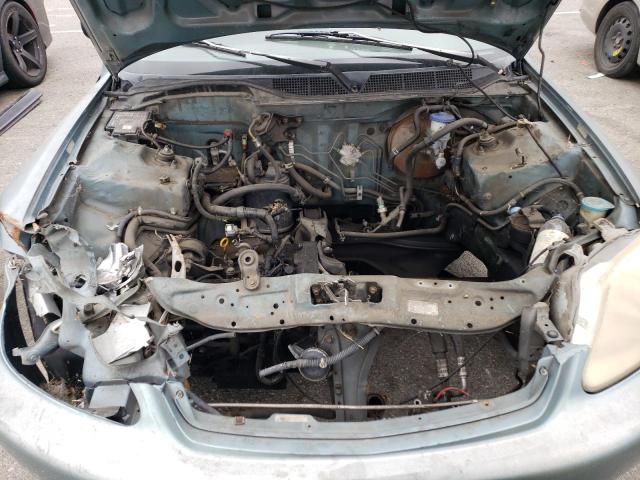 2HGEJ6610YH557134 - 2000 HONDA CIVIC BASE GREEN photo 11