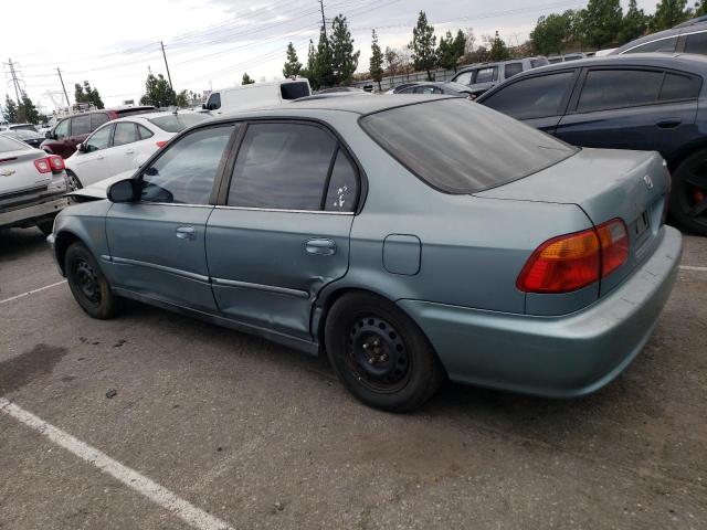 2HGEJ6610YH557134 - 2000 HONDA CIVIC BASE GREEN photo 2