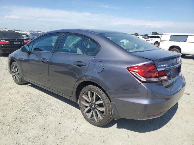 2HGFB2F90FH553338 - 2015 HONDA CIVIC EXL GRAY photo 2