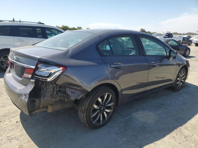 2HGFB2F90FH553338 - 2015 HONDA CIVIC EXL GRAY photo 3