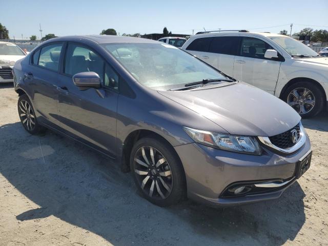 2HGFB2F90FH553338 - 2015 HONDA CIVIC EXL GRAY photo 4