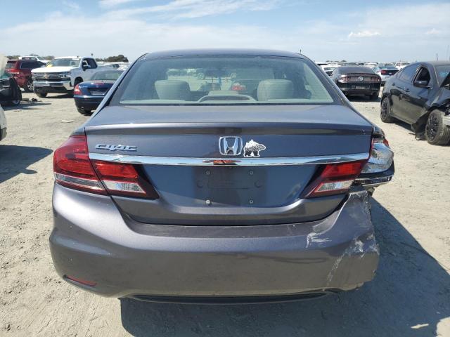 2HGFB2F90FH553338 - 2015 HONDA CIVIC EXL GRAY photo 6