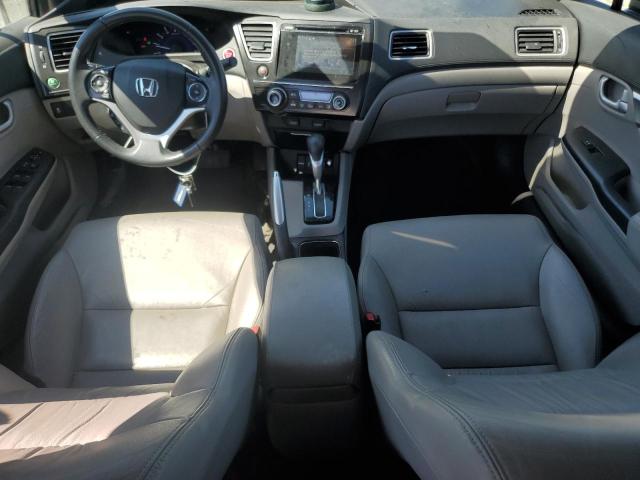 2HGFB2F90FH553338 - 2015 HONDA CIVIC EXL GRAY photo 8