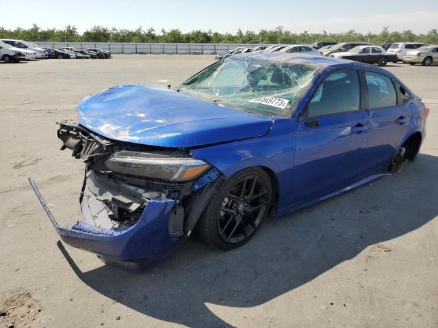 2HGFE2F51NH531206 - 2022 HONDA CIVIC SPORT 蓝色 照片 1