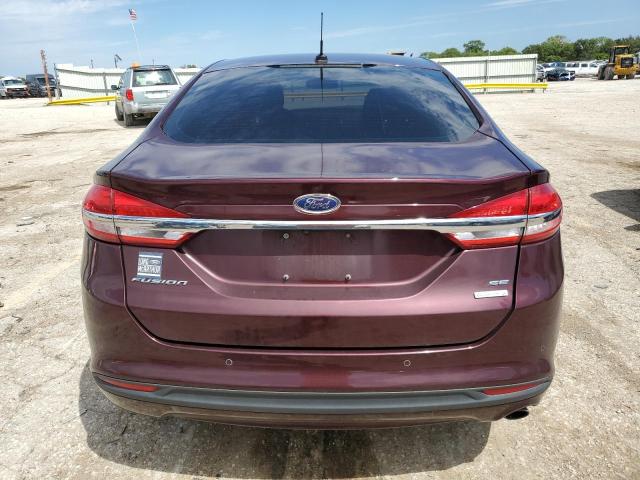 3FA6P0HD8HR203877 - 2017 FORD FUSION SE PURPLE photo 6