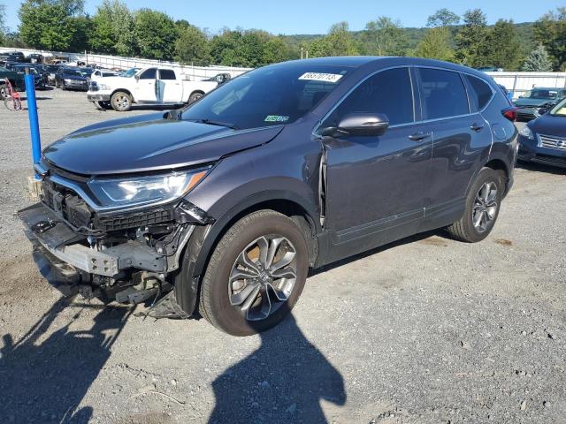 7FARW2H89NE017856 - 2022 HONDA CR-V EXL GRAY photo 1