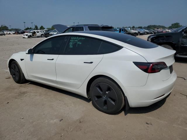 5YJ3E1EB5NF158602 - 2022 TESLA MODEL 3 Blanc photo 2