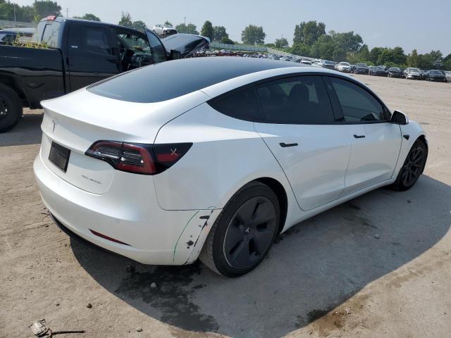 5YJ3E1EB5NF158602 - 2022 TESLA MODEL 3 Blanc photo 3