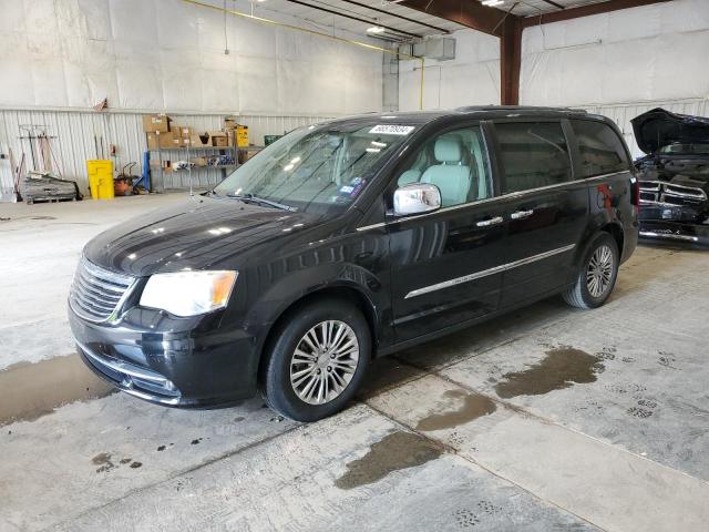 2C4RC1CG3DR542279 - 2013 CHRYSLER TOWN & COU TOURING L BLACK photo 1