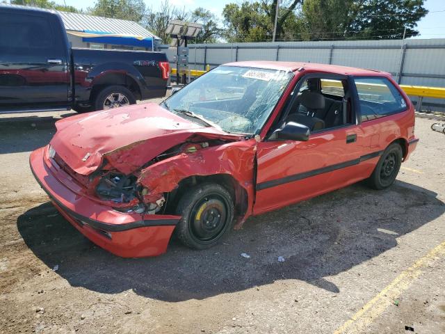 2HGED6356MH548270 - 1991 HONDA CIVIC DX RED photo 1