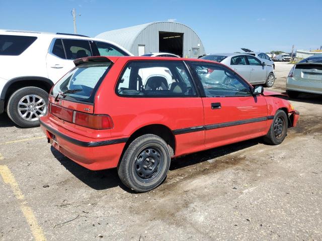 2HGED6356MH548270 - 1991 HONDA CIVIC DX RED photo 3