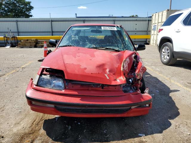 2HGED6356MH548270 - 1991 HONDA CIVIC DX RED photo 5