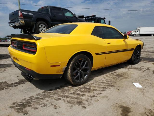 2C3CDZAG4KH530377 - 2019 DODGE CHALLENGER SXT YELLOW photo 3