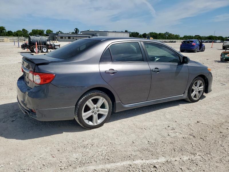 5YFBU4EE4DP084716 - 2013 TOYOTA COROLLA BASE رمادي صورة 3