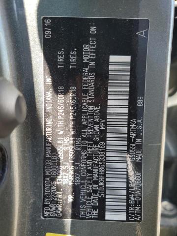 5TDJKRFH8GS338169 - 2016 TOYOTA HIGHLANDER XLE Yaşıl foto 13