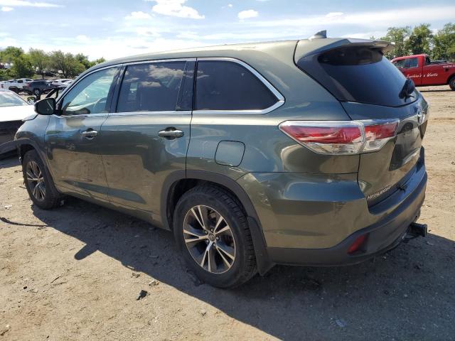5TDJKRFH8GS338169 - 2016 TOYOTA HIGHLANDER XLE Yaşıl foto 2