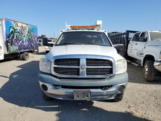 3D6WG48A88G125226 - 2008 DODGE RAM 3500 ST WHITE photo 5