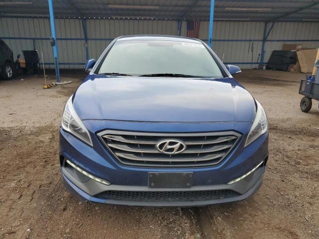 5NPE34AF1FH052238 - 2015 HYUNDAI SONATA SPORT BLUE photo 5